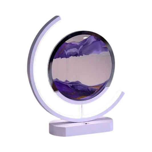 Unique Decorative LED Quicksand Painting Hourglass Lamp